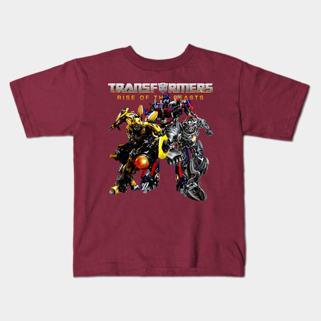 Transformers Rise Of The Beasts Kids T-Shirt by Cika Ciki